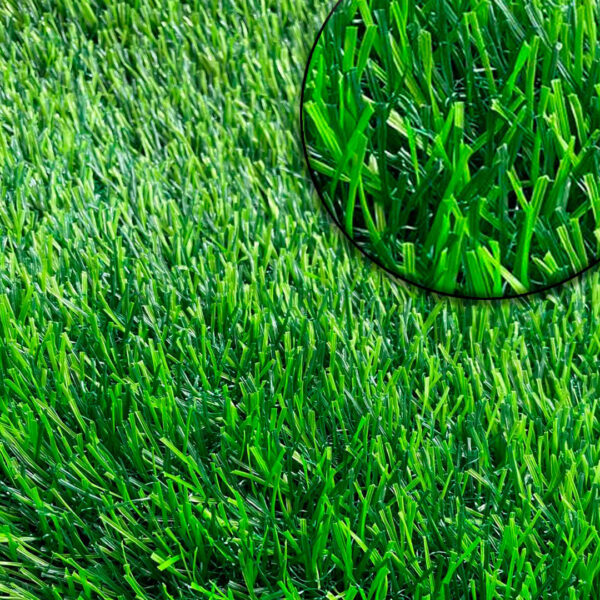 Pasto sintético 40mm $6.990xm² (3.95m/de ancho)